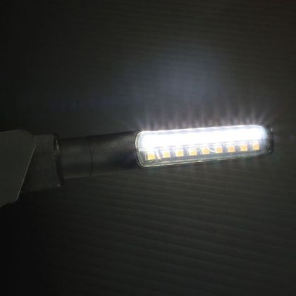 Intermitentes Chaft ETERNAL LED multifunción delantero universal - Negro