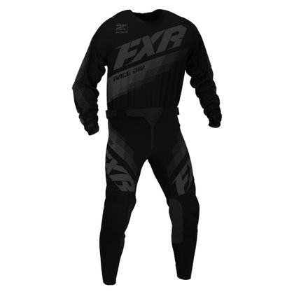 Camiseta de motocross FXR CLUTCH BLACK OPS 2021 - Negro