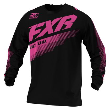 Camiseta de motocross FXR CLUTCH BLACK/PINK 2021 Ref : FXR0041 