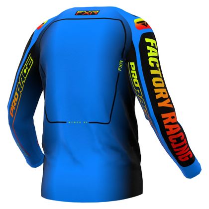 Camiseta de motocross FXR CLUTCH 24 2024 - Azul / Rojo