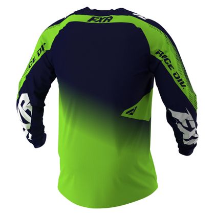 Camiseta de motocross FXR CLUTCH MIDNIGHT/LIME 2021