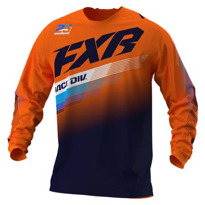 Camiseta de motocross FXR CLUTCH ORANGE/MIDNIGHT 2021 - Naranja / Azul Ref : FXR0033 
