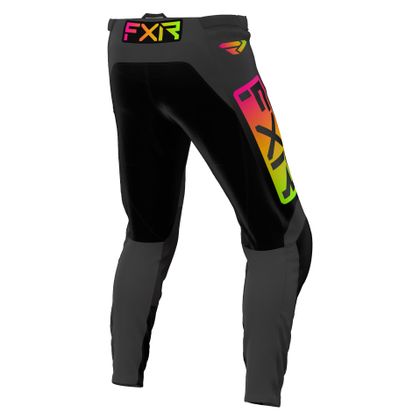 Pantalón de motocross FXR KID CLUTCH 24 - Negro / Multicolor