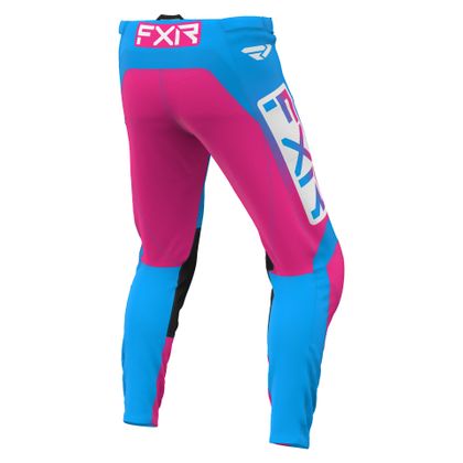 Pantalón de motocross FXR KID CLUTCH 24 - Azul / Rosa