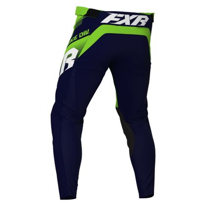 Pantalón de motocross FXR CLUTCH MIDNIGHT/LIME 2021 - Azul / Verde