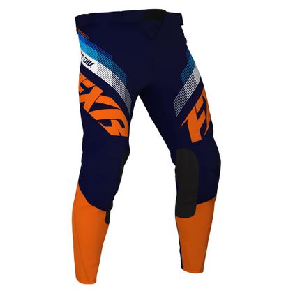 Pantaloni da cross FXR CLUTCH ORANGE/MIDNIGHT 2021 - Arancione / Blu Ref : FXR0034 