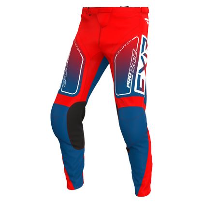 Pantalón de motocross FXR CLUTCH 24 2024 - Azul / Rojo Ref : FXR0518 