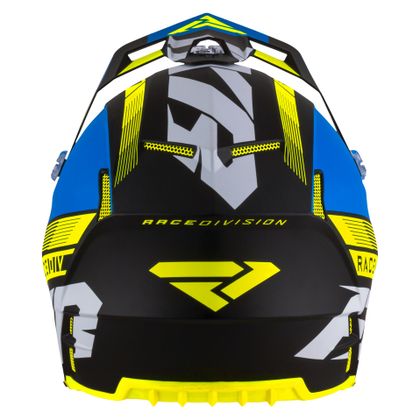 Casco de motocross FXR CLUTCH BOOST BLUE/HI VIS 2021 - Azul / Amarillo