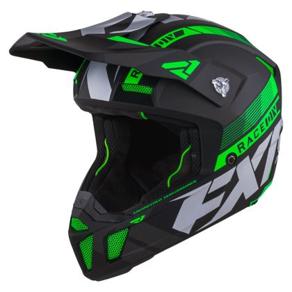 Casco de motocross FXR CLUTCH BOOST LIME 2021 - Verde Ref : FXR0091 