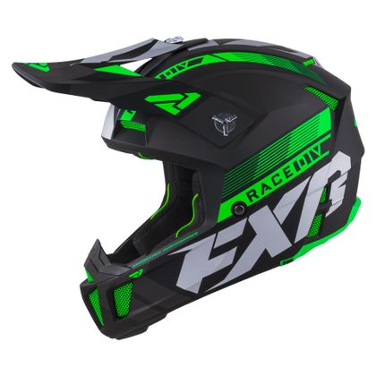 Casco de motocross FXR CLUTCH BOOST LIME 2021 - Verde