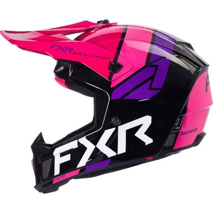 FXR CLUTCH COMP 2026 Crosshelm - Zwart / Roze