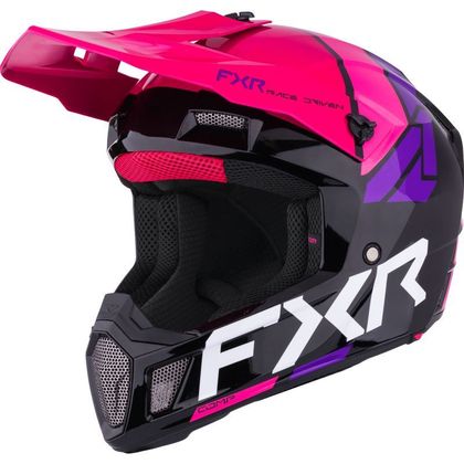 FXR CLUTCH COMP 2026 Crosshelm - Zwart / Roze Ref: FXR1765 