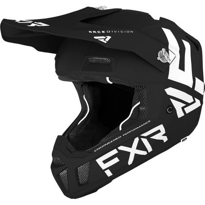 Casco de motocross FXR CLUTCH CX BLACK/WHITE 2022 - Negro / Blanco Ref : FXR0275 