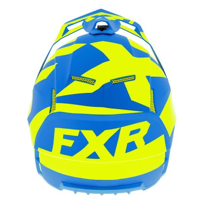 Casco de motocross FXR CLUTCH CX BLUE/HI VIS 2021