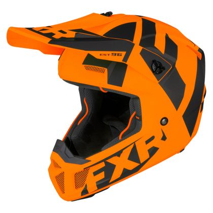 Casco de motocross FXR CLUTCH CX ORANGE/BLACK 2021 - Naranja / Negro Ref : FXR0085 