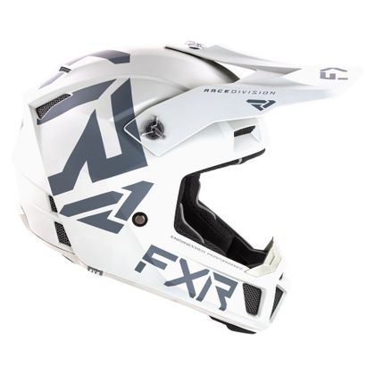 Casco de motocross FXR CLUTCH CX WHITE 2021 - Blanco