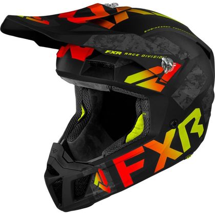 Casco de motocross FXR CLUTCH EVO LE INFERNO 2022 - Negro
