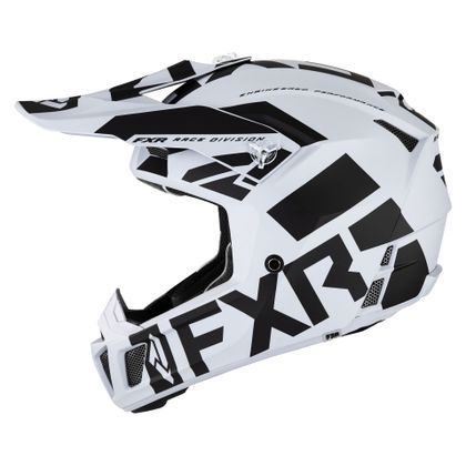 Casco de motocross FXR CLUTCH EVO LE 2023 - Blanco / Negro