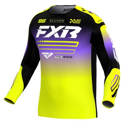 Maillot cross FXR CLUTCH 2026 - Noir / Violet Ref : FXR1697 