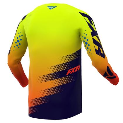 Camiseta de motocross FXR CLUTCH MIDNIGHT/HIVIS/NUKE RED 2022 - Amarillo / Naranja
