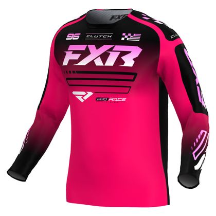 Maillot cross FXR CLUTCH 2026 - Noir / Rose Ref : FXR1649 