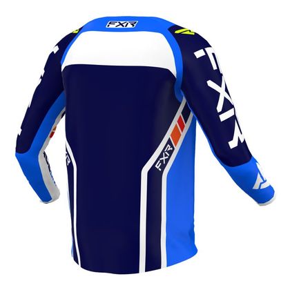 Camiseta de motocross FXR CLUTCH PRO COBALT BLUE/WHITE/NAVY 2022 - Azul