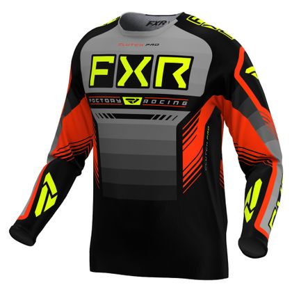Camiseta de motocross FXR CLUTCH PRO 24 2024 - Gris Ref : FXR0439 