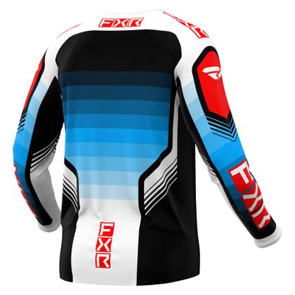 Camiseta de motocross FXR CLUTCH PRO 24 2024 - Azul / Rojo