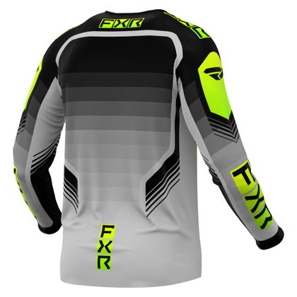 Camiseta de motocross FXR CLUTCH PRO 24 2024 - Gris / Amarillo