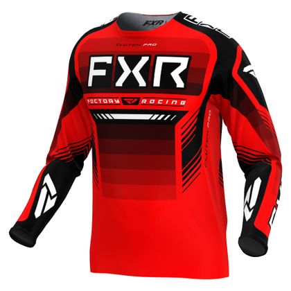 Camiseta de motocross FXR CLUTCH PRO 24 2024 - Rojo / Negro Ref : FXR0438 