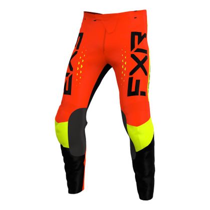 Pantalón de motocross FXR CLUTCH PRO BLACK/NUKE RED/HIVIS 2022 - Negro Ref : FXR0166 