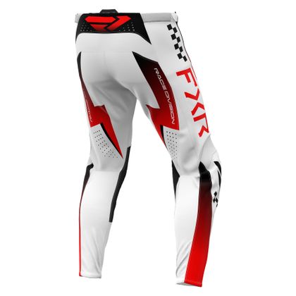 Pantalon cross FXR CLUTCH PRO 2026 - Blanc / Rouge
