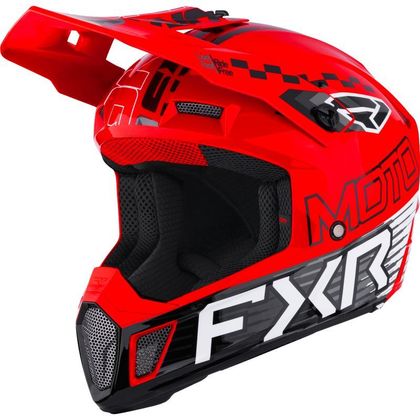 FXR CLUTCH RACE DIV 2026 Crosshelm - Zwart / Rood Ref: FXR1761 