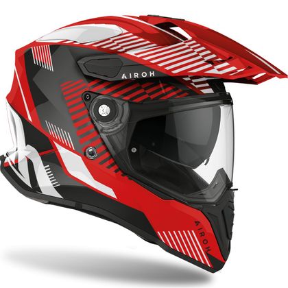 Casque Airoh COMMANDER - BOOST - GLOSS - Rouge