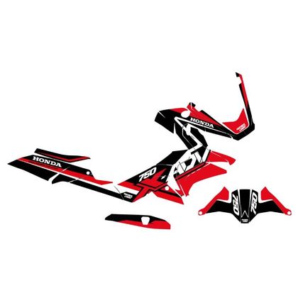 Kit déco RiderUnik COD - Noir / Rouge