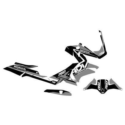 Kit déco RiderUnik COD GREY - Gris