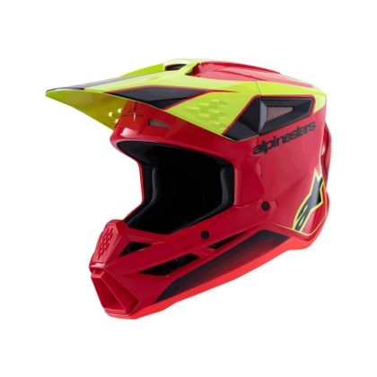 Alpinestars S-M3 FRAY 2025 Crosshelm - Zwart / Geel