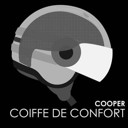 Pièces détachées ROOF COIFFE  - RO35 COOPER - Noir