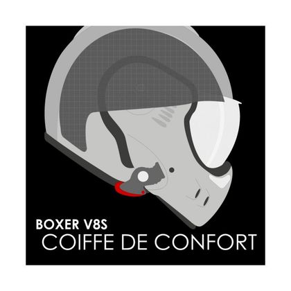 Pièces détachées ROOF COIFFE - BOXER V8 S - Noir