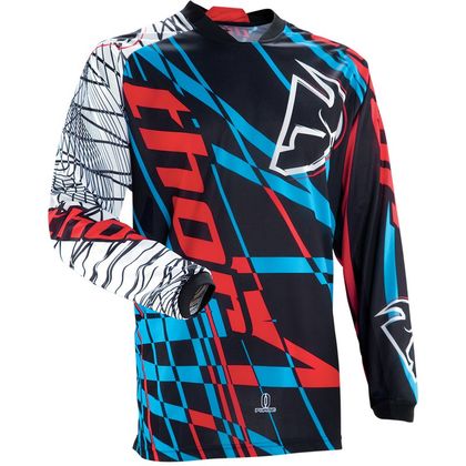Maillot cross Thor PHASE COIL JERSEY CYAN 