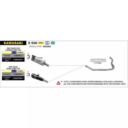 Collecteur Arrow Racing - Gris