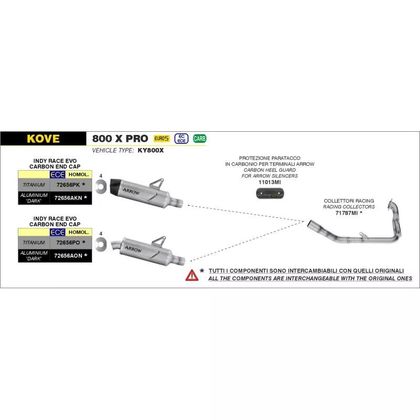 Collecteur Arrow Racing - Gris