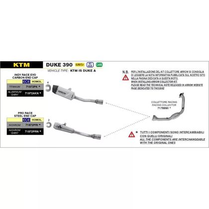 Collecteur Arrow Racing - Gris