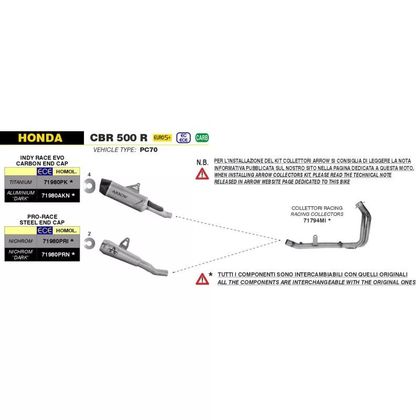 Collecteur Arrow Racing - Gris