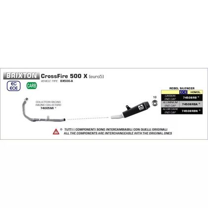 Collecteur Arrow Racing - Gris