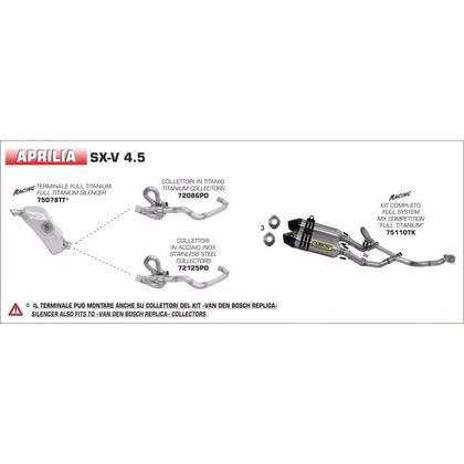 Collecteur Arrow Racing - Gris