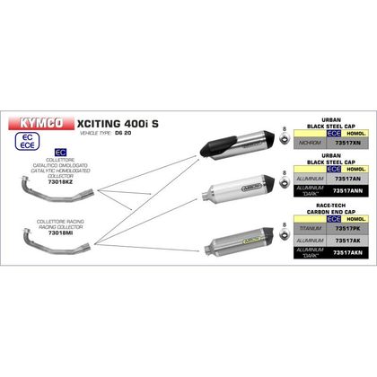 Collecteur Arrow Racing - Gris