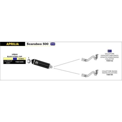 Collecteur Arrow Racing - Gris