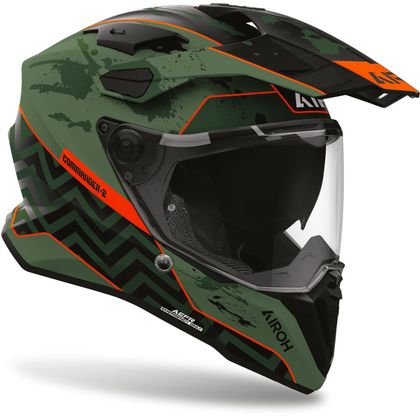 Airoh COMMANDER 2 PLUG - MAT Integraalhelm - Veelkleurig