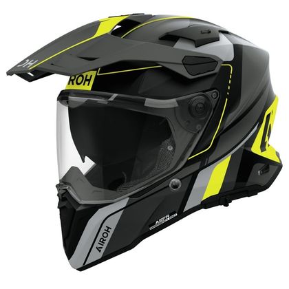 Airoh COMMANDER 2 - SKIP Full-face helmet - Black / Yellow Ref : AR1512-C3190 